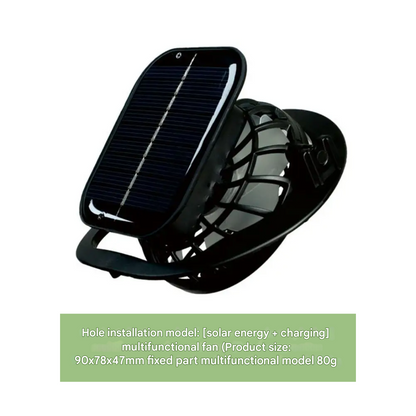 Outdoor sun hat with built-in fan – Sunbreeze