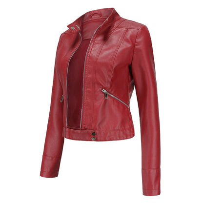 Classic Women's Leather Jacket with Timeless Style 10