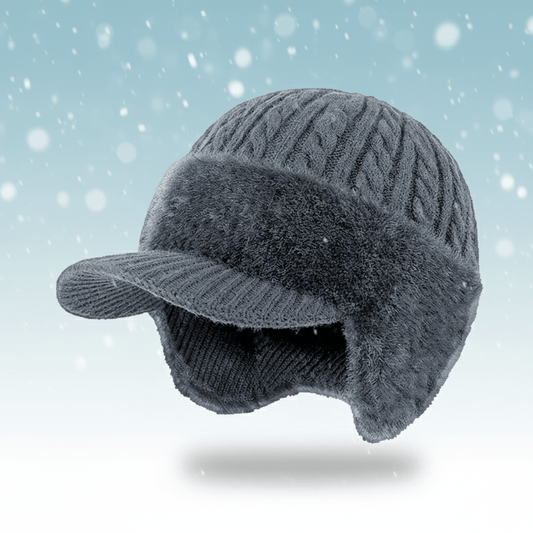 Winter Trapper Hat With Built-In Ear Protection - Mildred