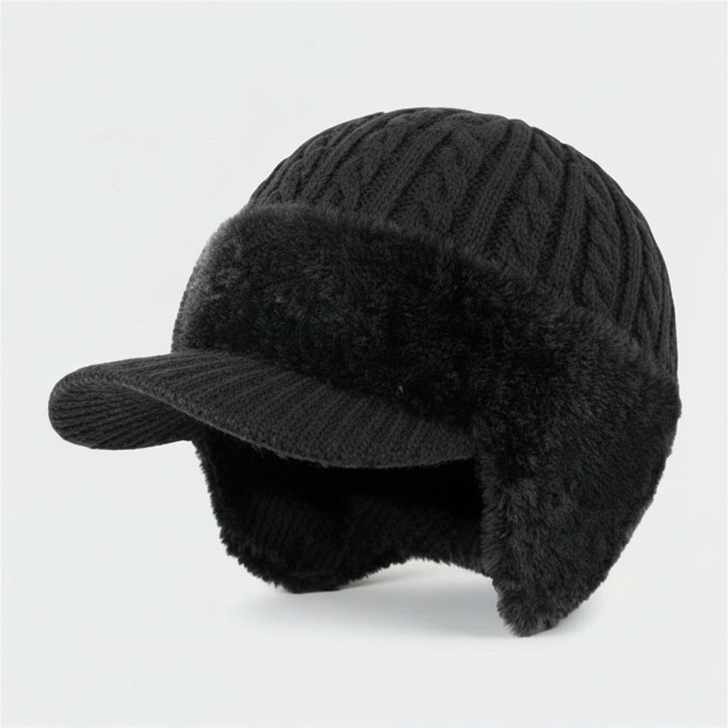 Winter Trapper Hat With Built-In Ear Protection - Mildred
