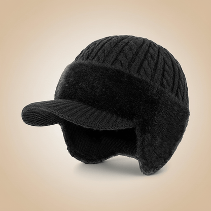 Winter Trapper Hat With Built-In Ear Protection - Mildred