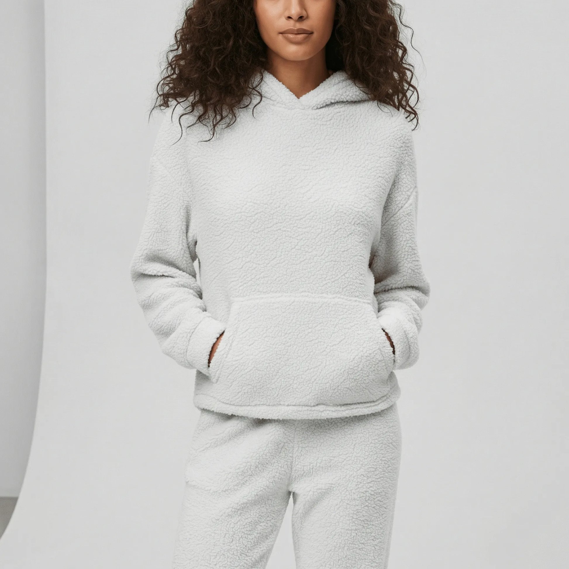 Women Loungewear Set With Kangaroo Pocket - Milana