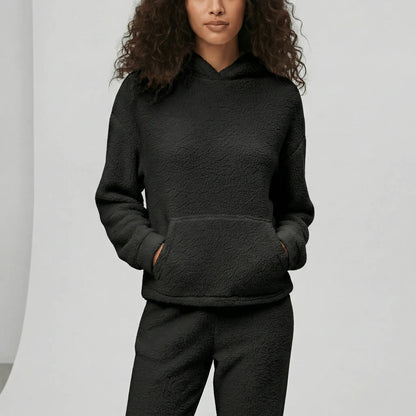 Women Loungewear Set With Kangaroo Pocket - Milana