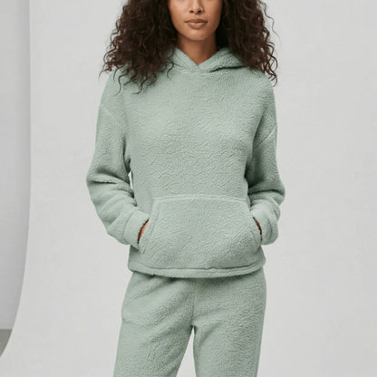 Women Loungewear Set With Kangaroo Pocket - Milana