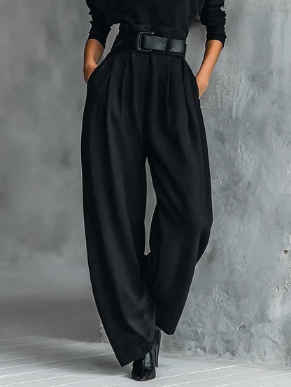 Women's Elegant Turtleneck And Trouser Set - Rachael