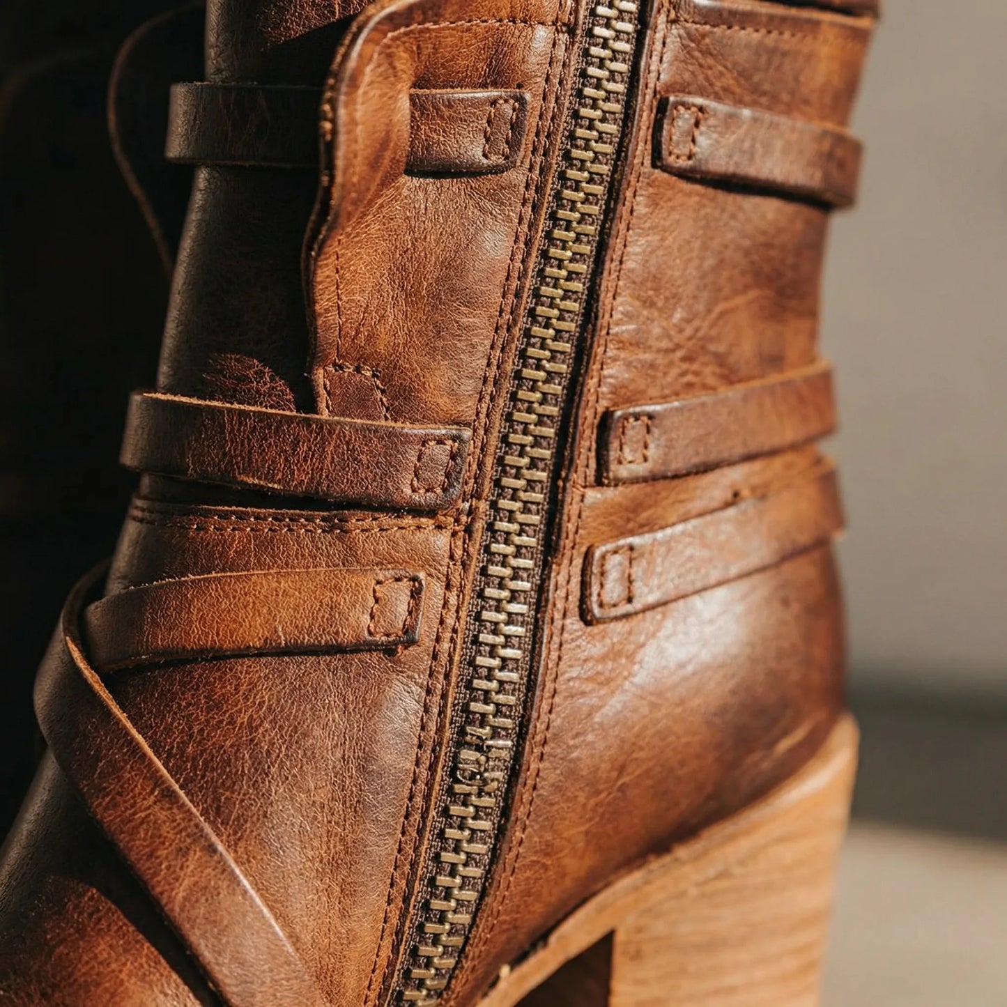 Women's Heeled Ankle Boots - Lenia