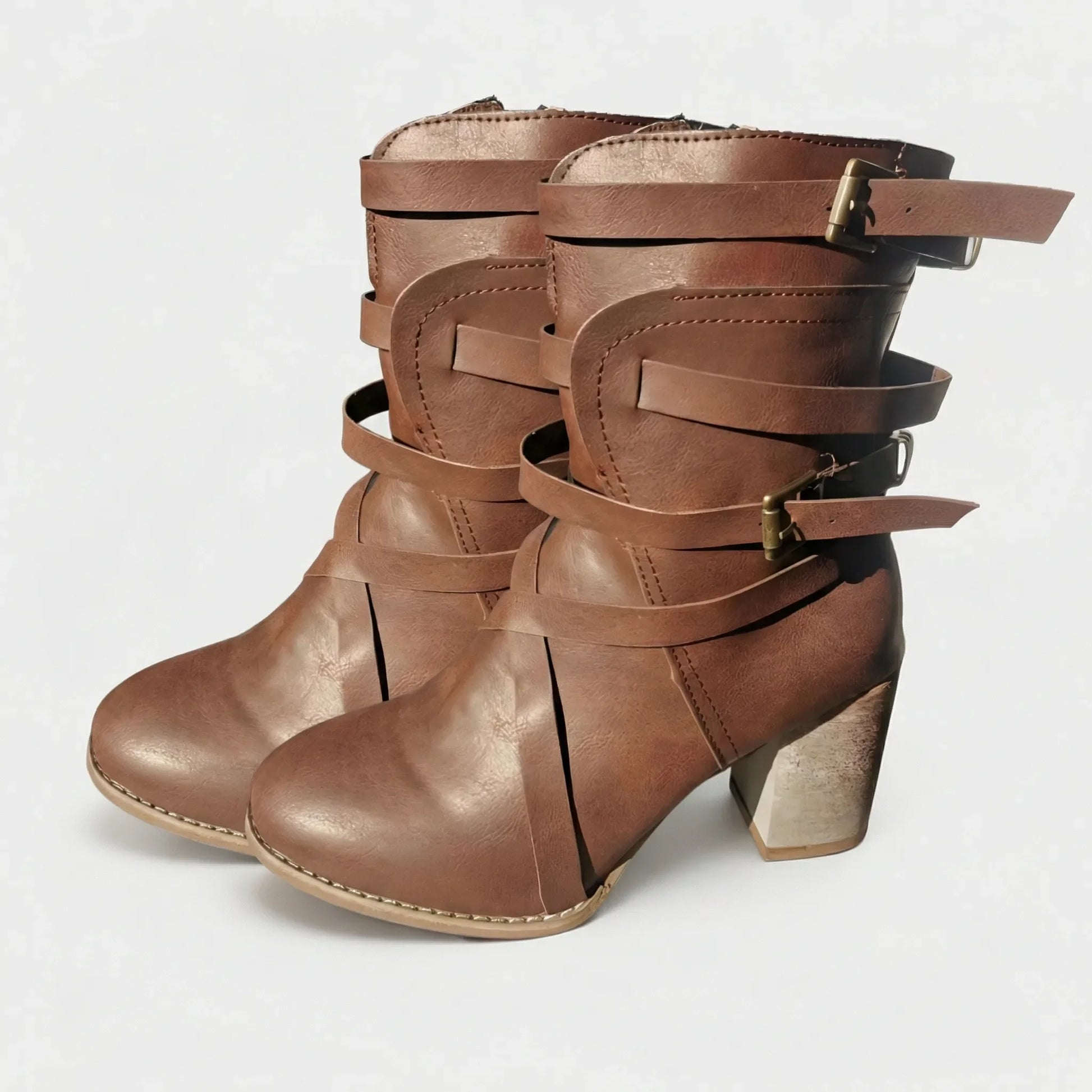 Women's Heeled Ankle Boots - Lenia
