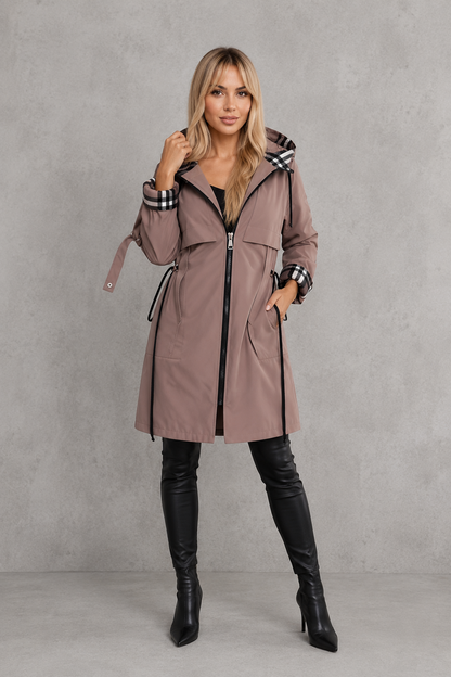 Women's Waterproof Rain Coat with Hood – Windproof Lightweight Jacket 7