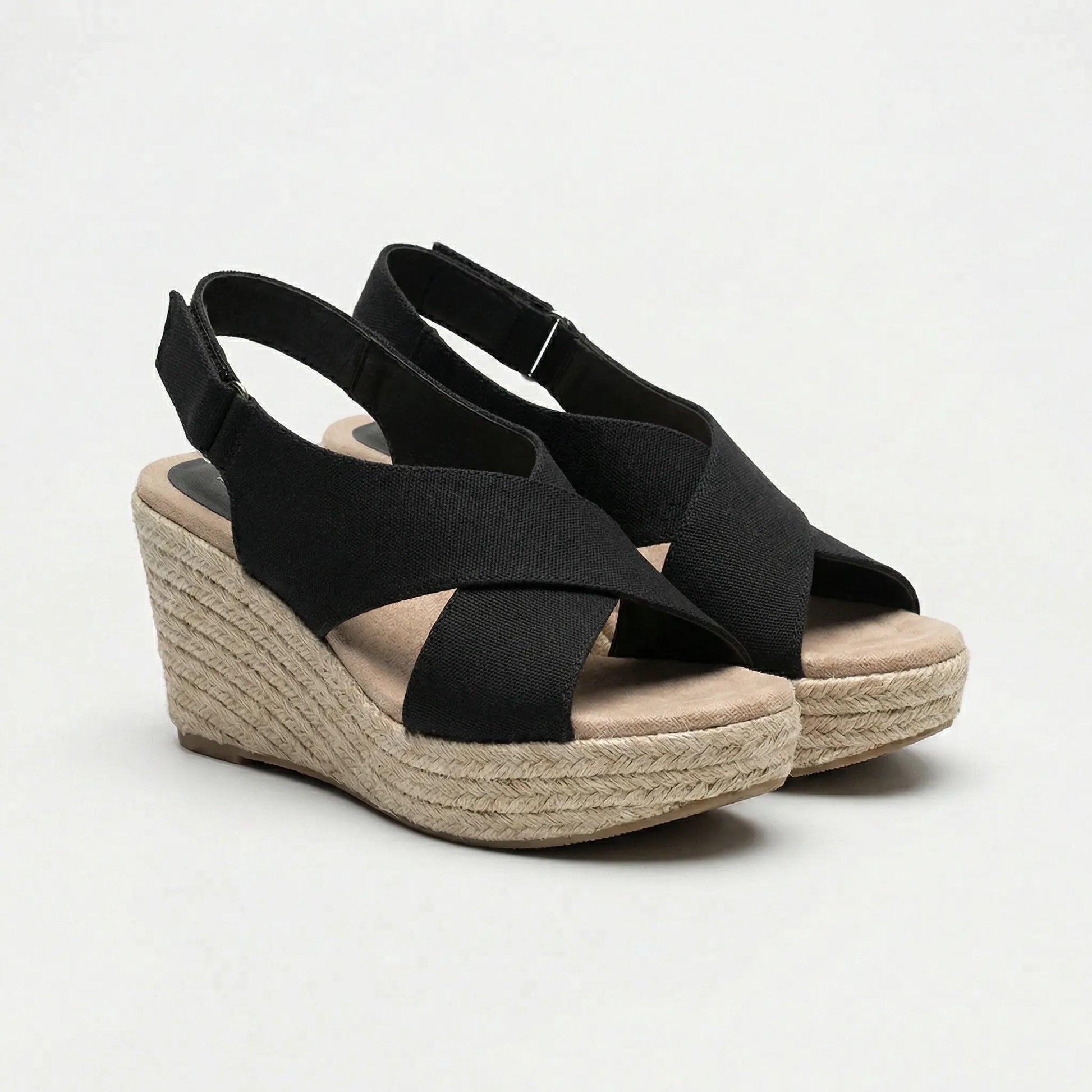 Womens Espadrille Wedges Shoes - Darleen