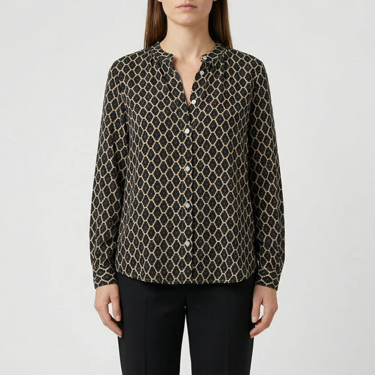 Womens Long Sleeve Blouse - Marla