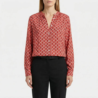 Womens Long Sleeve Blouse - Marla