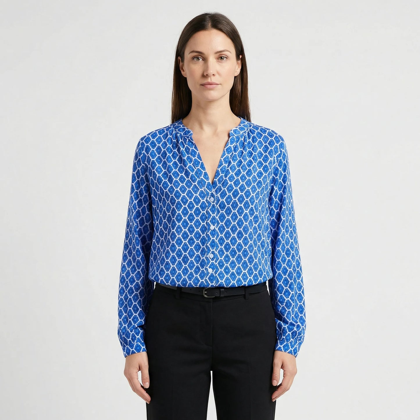 Womens Long Sleeve Blouse - Marla