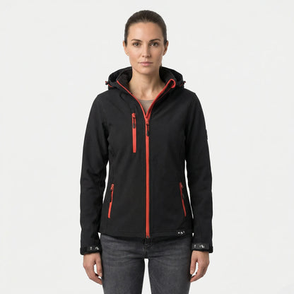 Womens Softshell Jacket With Hood - Maxima