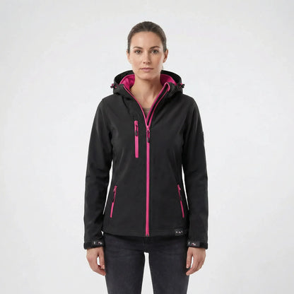 Womens Softshell Jacket With Hood - Maxima