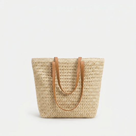Woven Casual Summer Tote - Wovena