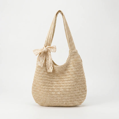 Woven Shoulder Tote - Vivera