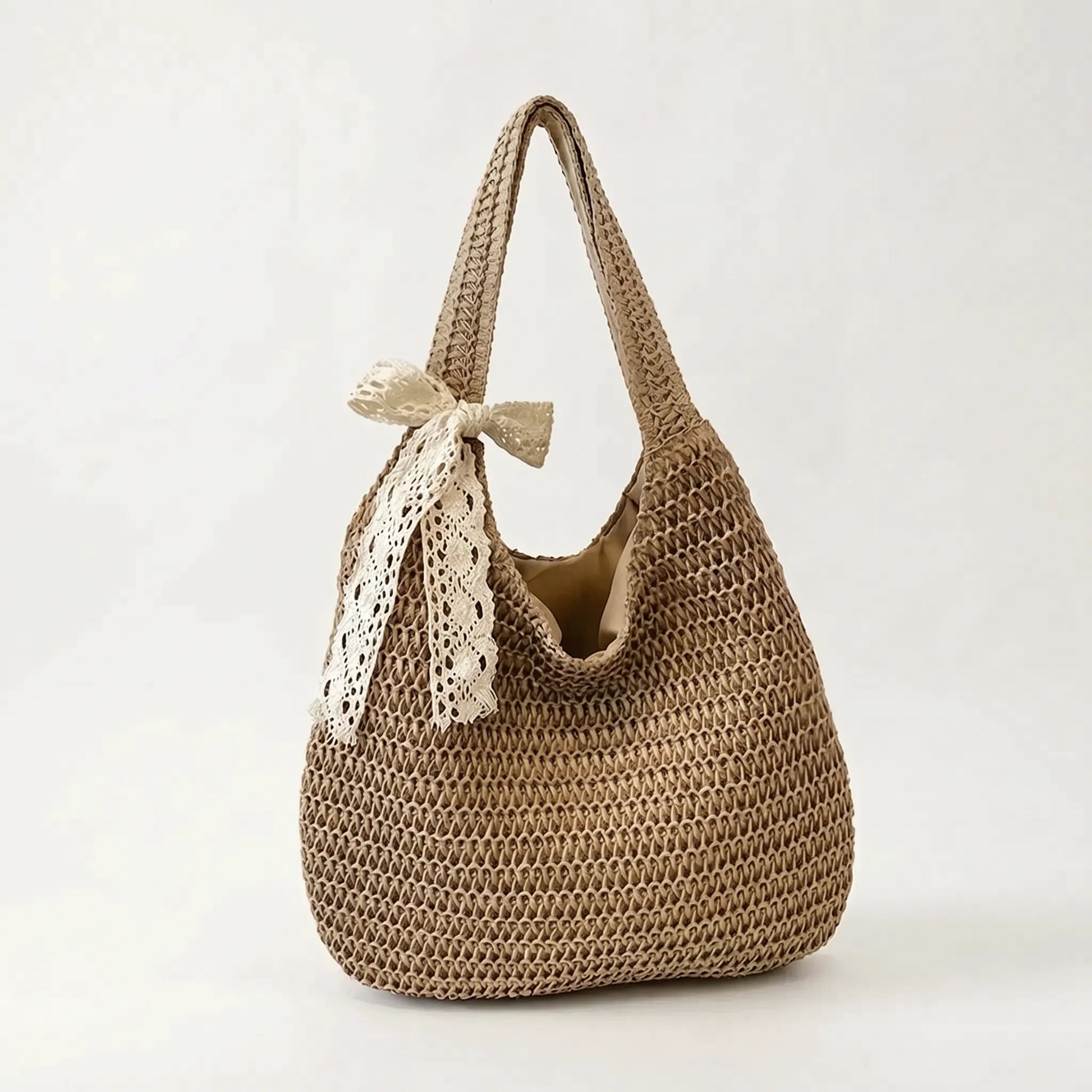 Woven Shoulder Tote - Vivera
