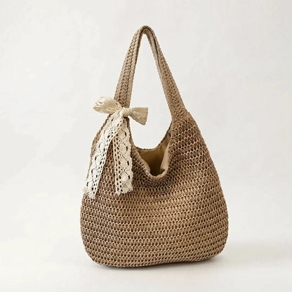 Woven Shoulder Tote - Vivera