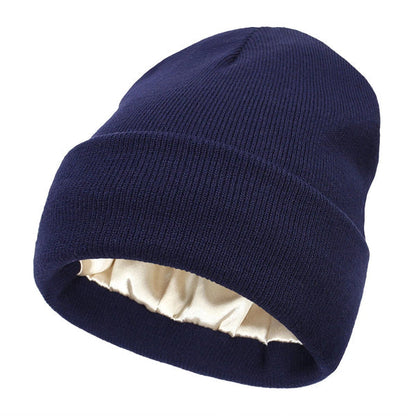 Winter Beanie with Silk Lining - Noor