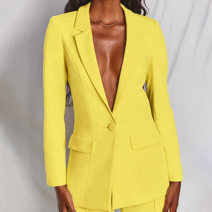 Stylish Blazer and Trouser Set - Ariane