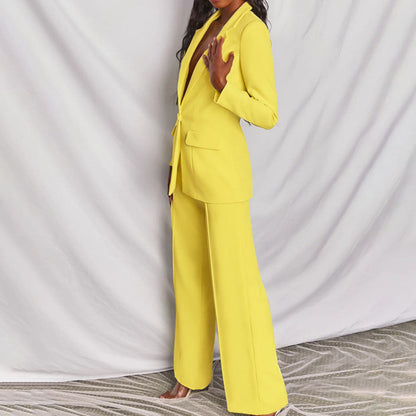 Stylish Blazer and Trouser Set - Ariane