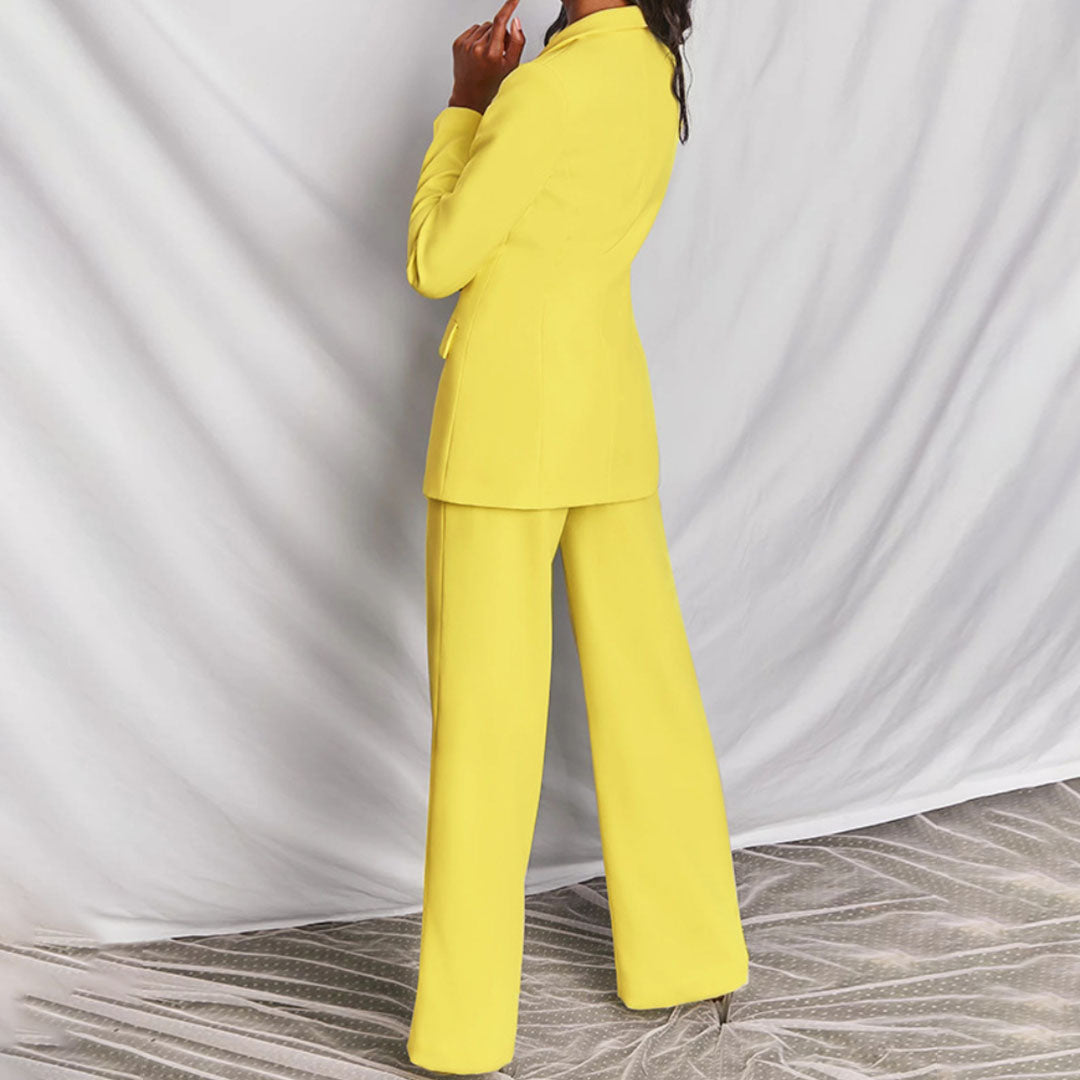 Stylish Blazer and Trouser Set - Ariane