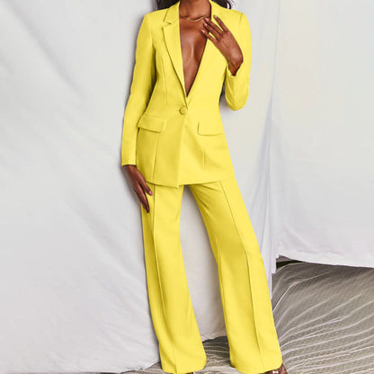 Stylish Blazer and Trouser Set - Ariane