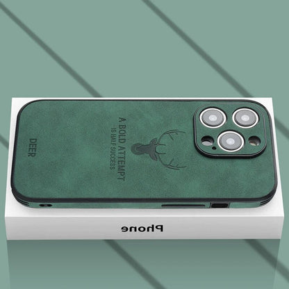 Luxury Deer Leather iPhone Case - Veltro