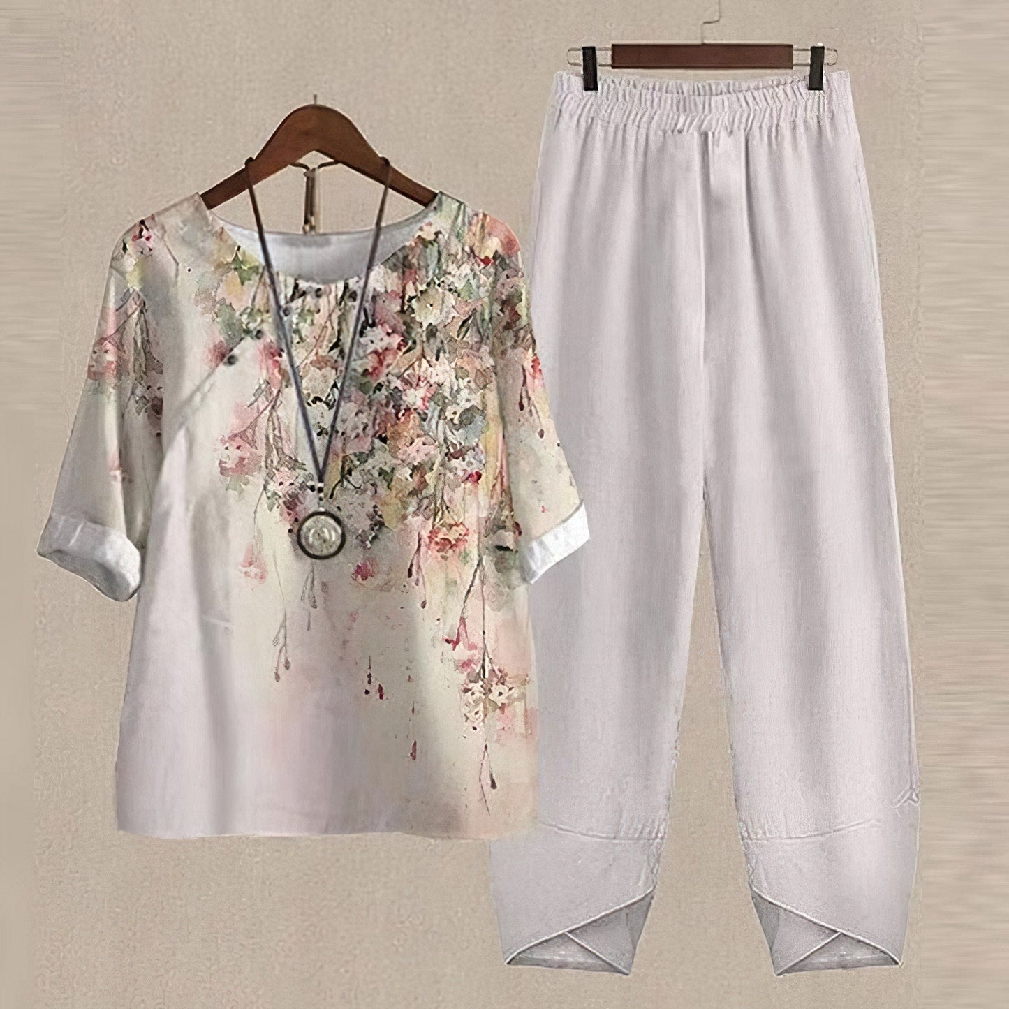 Trendy 2-Piece Spring and Summer Set - LenaDuo