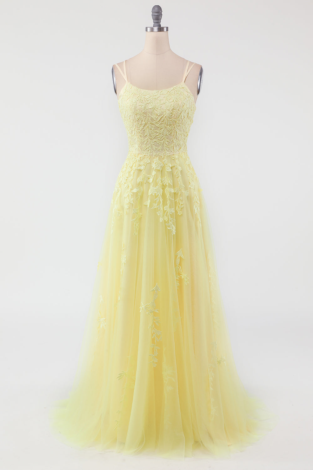 Fashionable Tulle Evening Dress with Embellishments - Victoria