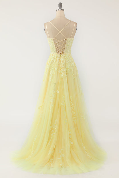 Fashionable Tulle Evening Dress with Embellishments - Victoria