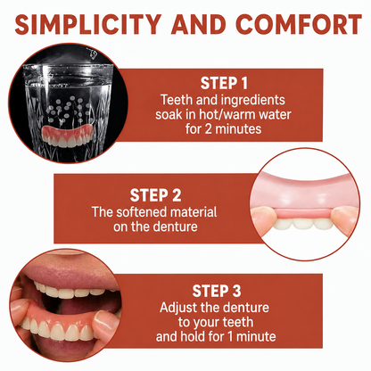 Denture Comfort Cushions | Soft Silicone Padding | Non-Slip Fit 4