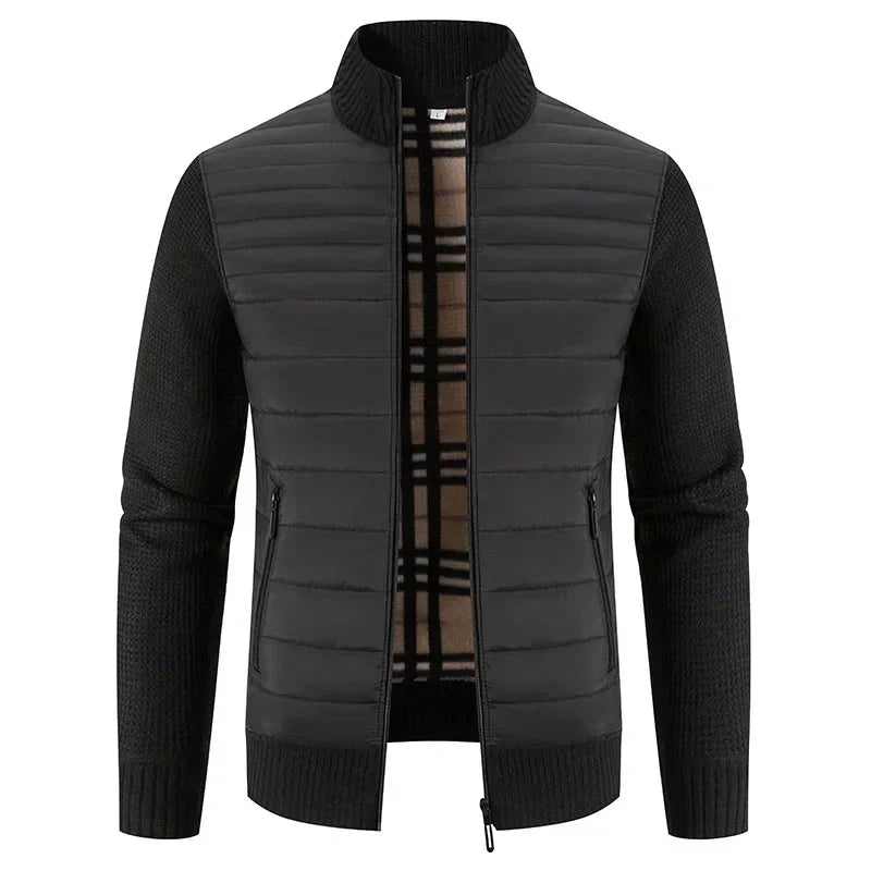Zip-Up Stand Collar Men's Jacket - Felipe