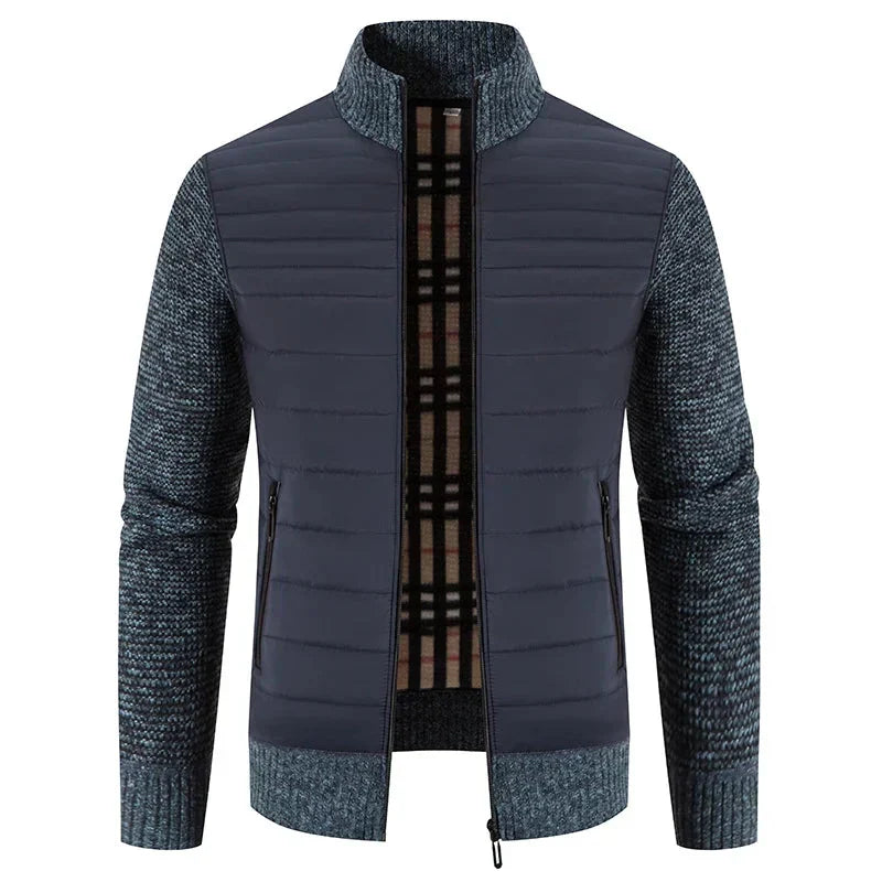 Zip-Up Stand Collar Men's Jacket - Felipe