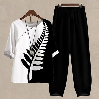 Trendy 2-Piece Spring and Summer Set - LenaDuo