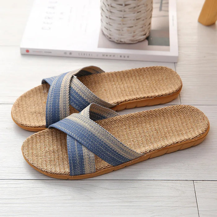 Casual linen slippers for men – Atlas