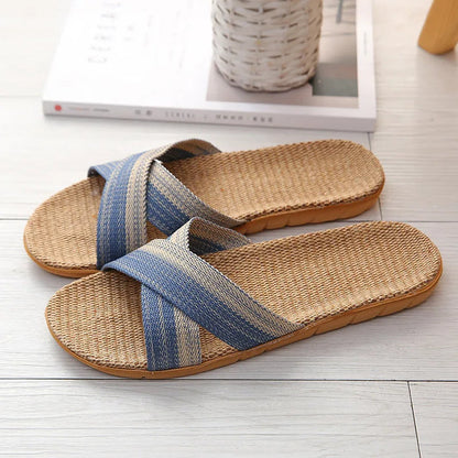 Casual linen slippers for men – Atlas