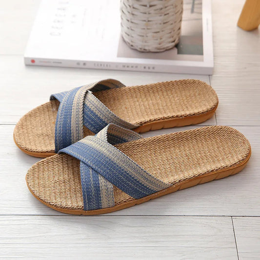 Casual linen slippers for men – Atlas