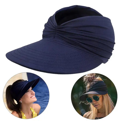 Foldable sun hat with a large brim and UV protection – Babes