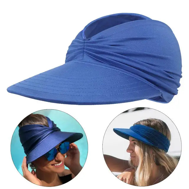Foldable sun hat with a large brim and UV protection – Babes