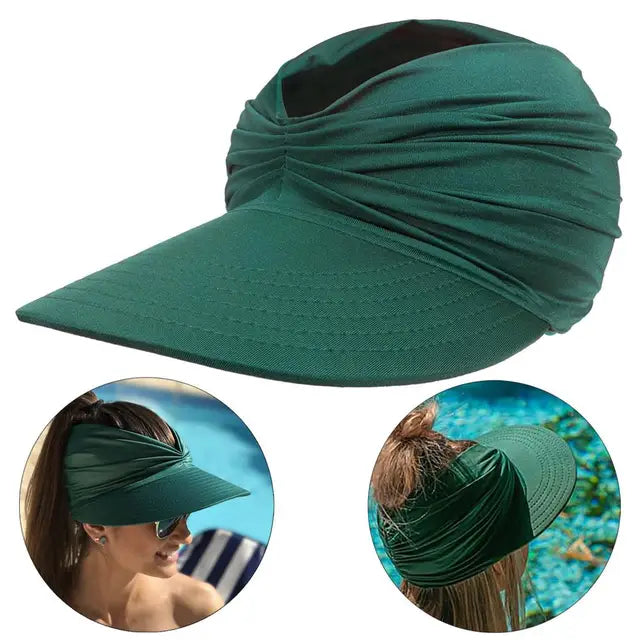 Foldable sun hat with a large brim and UV protection – Babes