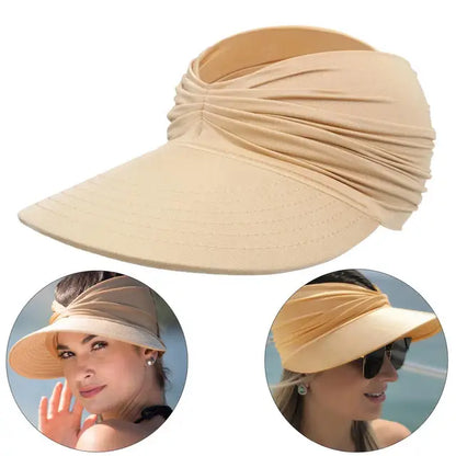 Foldable sun hat with a large brim and UV protection – Babes