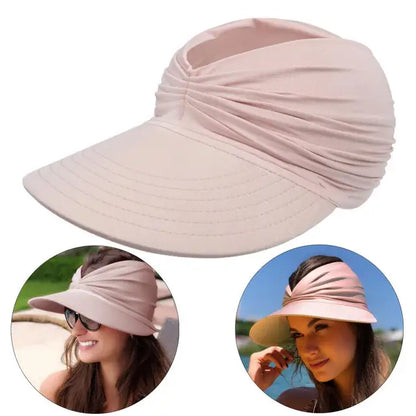 Foldable sun hat with a large brim and UV protection – Babes