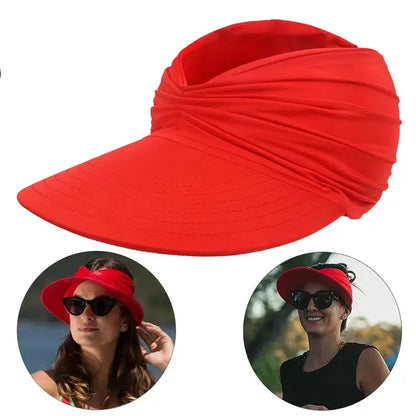Foldable sun hat with a large brim and UV protection – Babes