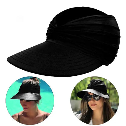 Foldable sun hat with a large brim and UV protection – Babes