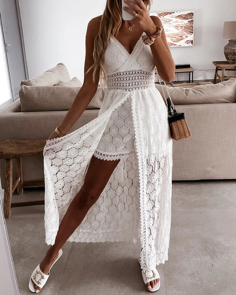Casual linen jumpsuit with a relaxed fit – Noralie