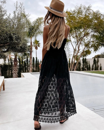 Casual linen jumpsuit with a relaxed fit – Noralie