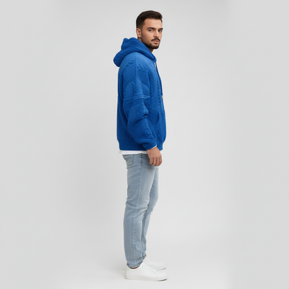 Zopfmuster-Pullover Mit Kapuze - Carlos