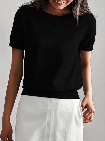 Spring Sweater with Short Sleeves – Mira