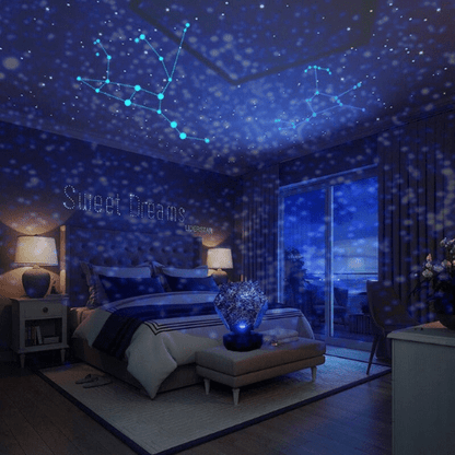 Starry Sky Projector Lamp with Magical Light Show - Lunexa